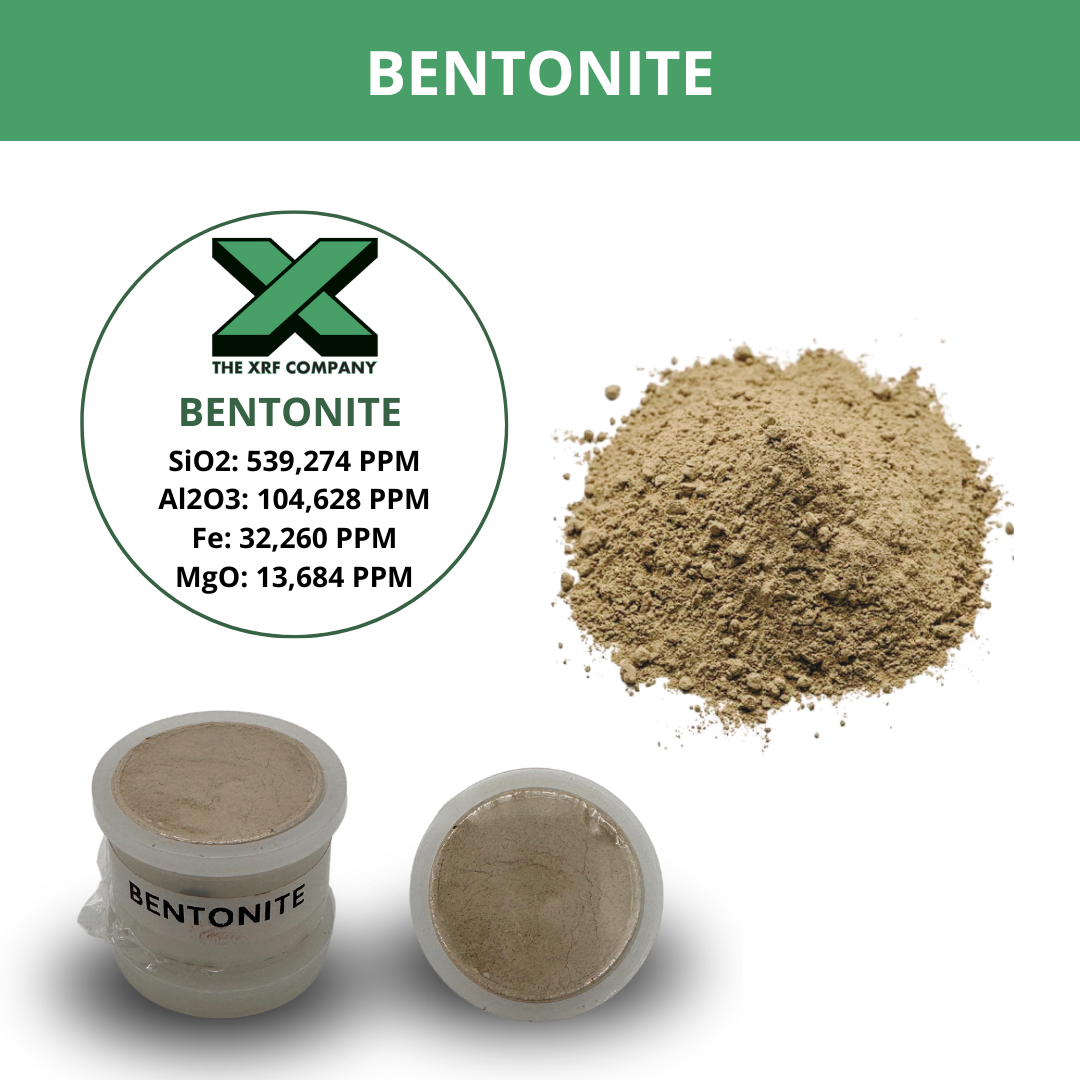 Reference Material - Bentonite Rock - Silicon Aluminum Ore for XRF Analyzer