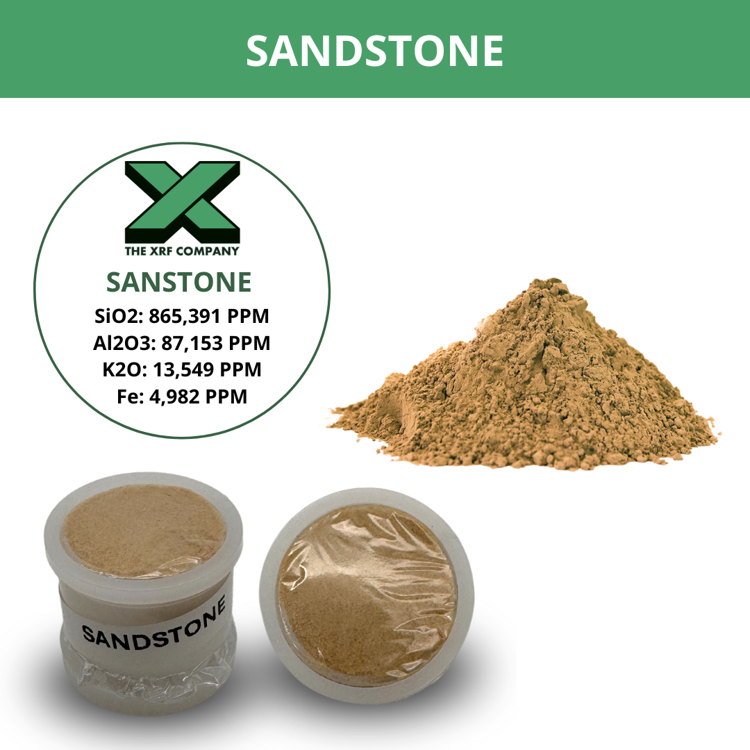 Reference Material - Sandstone Rock - Silicon Ore for XRF Analyzers