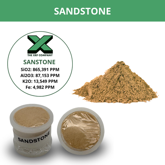 Reference Material - Sandstone Rock - Silicon Ore for XRF Analyzers
