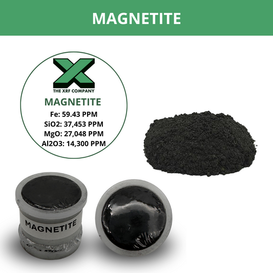 Reference Material - Magnetite Rock - Iron Ore for XRF Analyzers