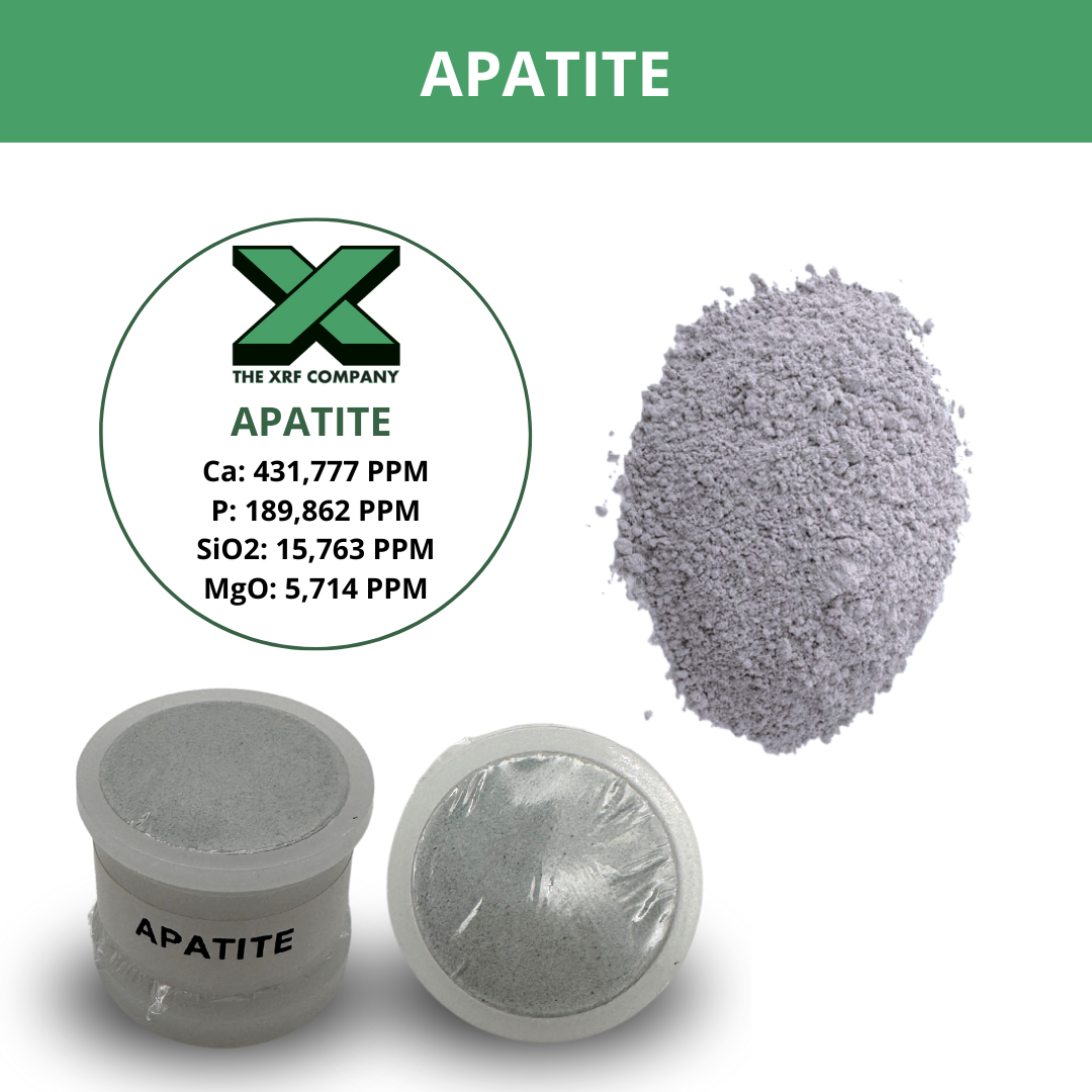 Reference Material - Apatite - Calcium Phosphorus Ore for XRF